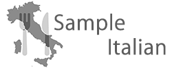 sample italian